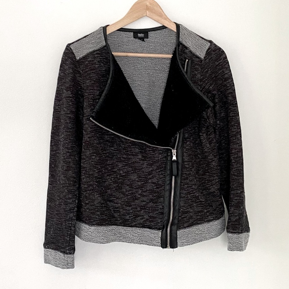Merona Moto Jacket with Asymmetrical Zip